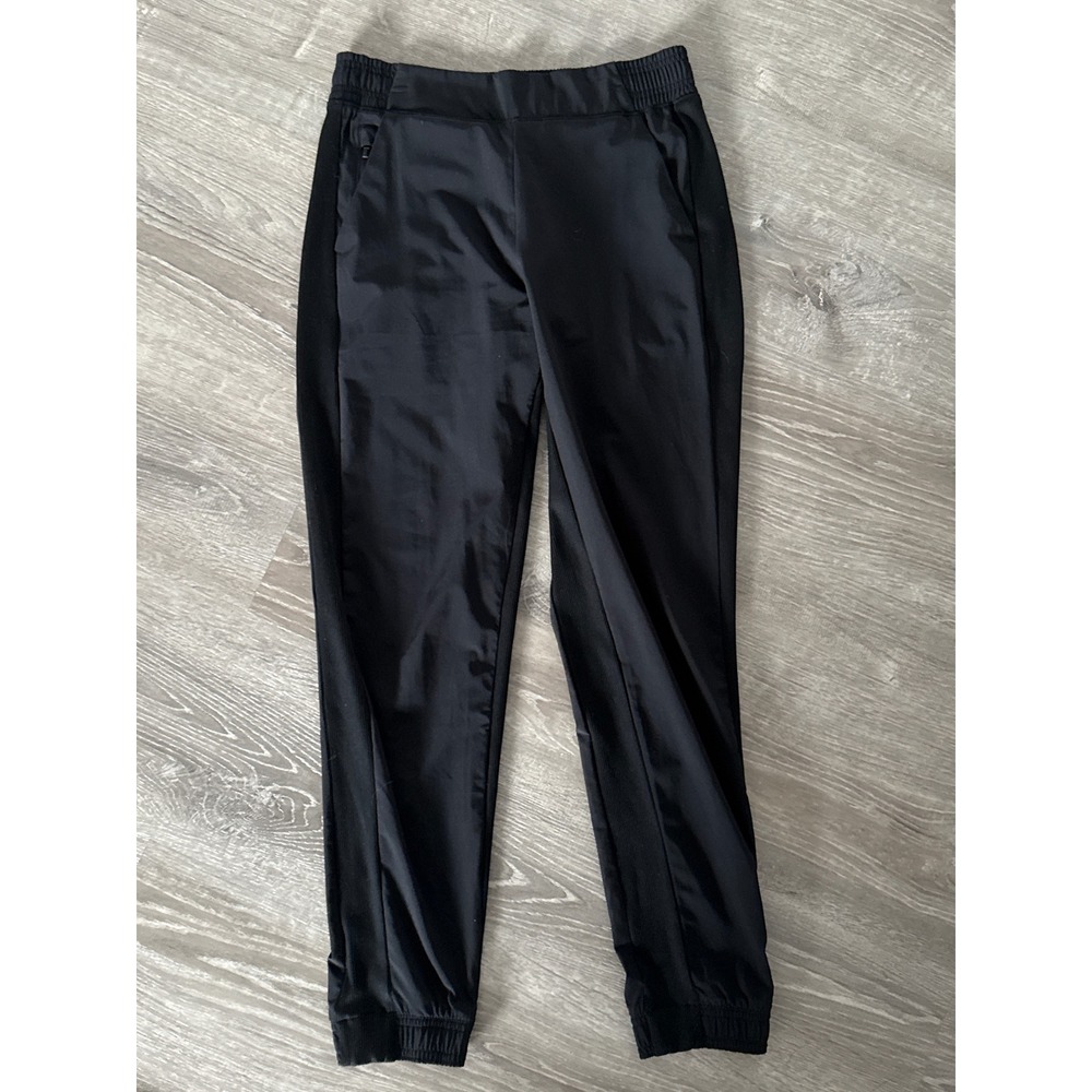 Athleta Brooklyn Jogger Black Lightweight‎ Technical Active Pants Womens 2